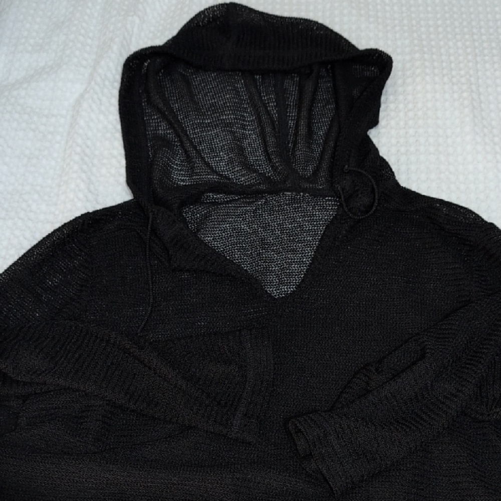 Black Hooded Coverup